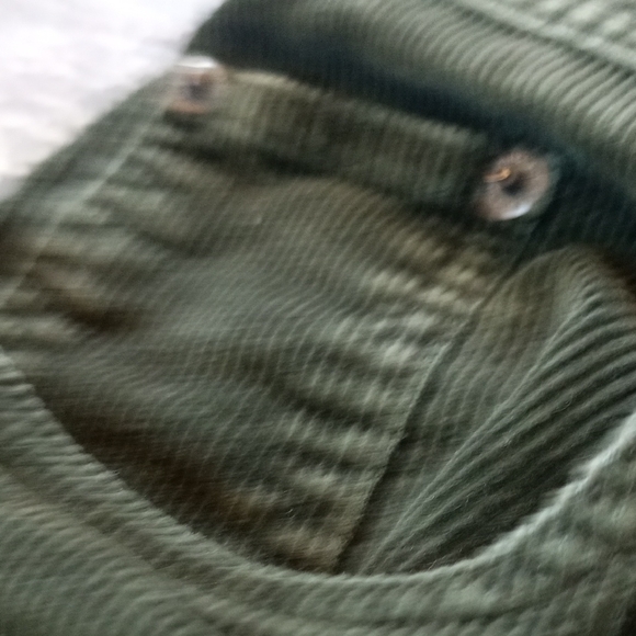 Vintage BILL BLASS Corduroy Green Mom Jeans STRETCH\ - Picture 7 of 9